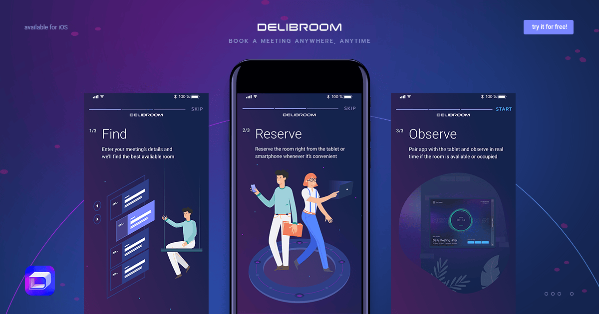 » case delibroom - meeting room booking system