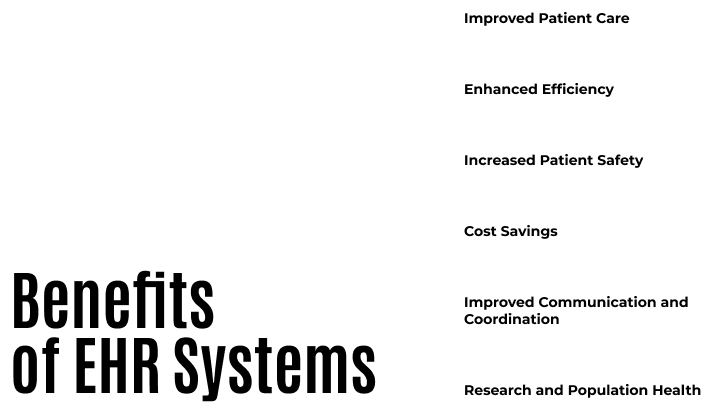 benefits of ehr systems