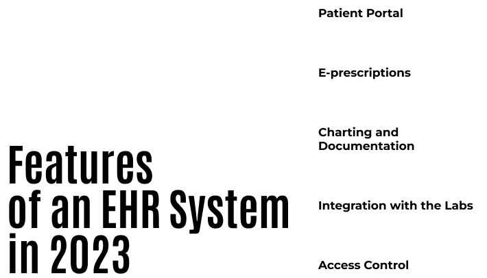 features of ehr systems