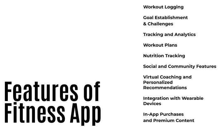 top features of fitness apps