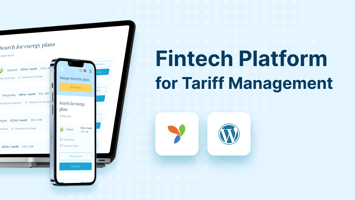 » fintech platform for tariff calculation and comparison